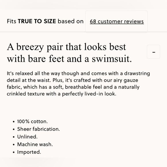 NWT J CREW Airy gauze beach pant in black - Picture 6 of 7